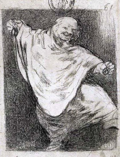 Francisco de goya y Lucientes Phantom Dancing with Castanets